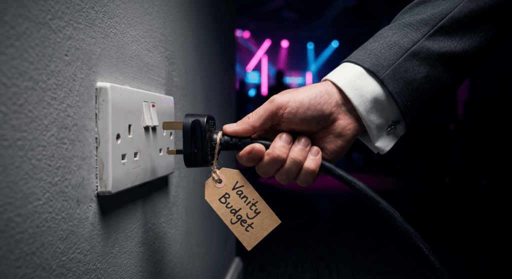 The decisive action of stopping a bad investment by Pulling the Plug